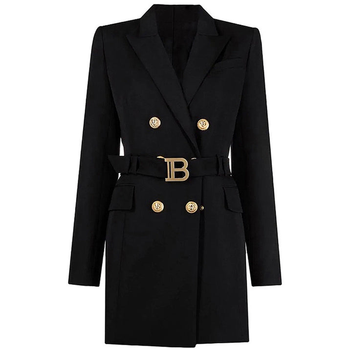 Keep You Accompanied Belted Blazer