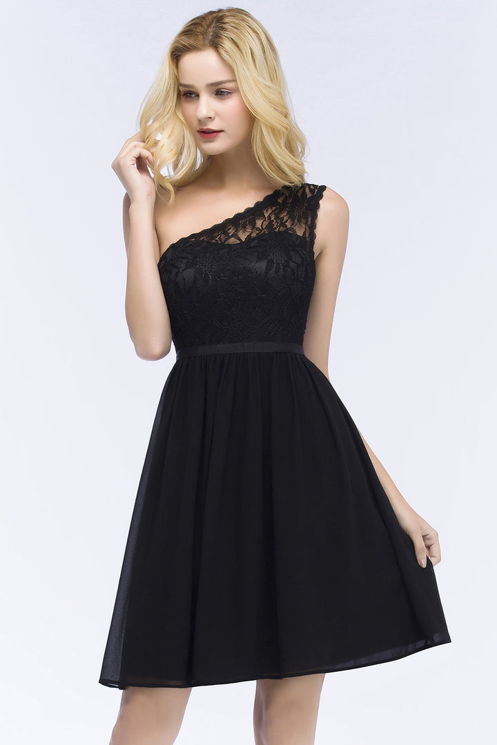 One Shoulder Women's Little Black Dress| All For Me Today