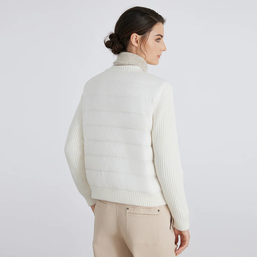 Premium Goose Down Spliced Coat