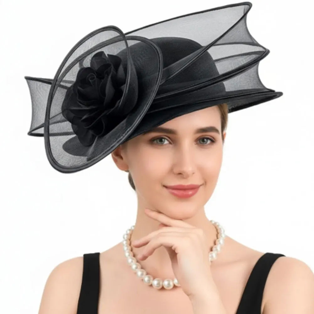 Royal Mesh Veil Hat