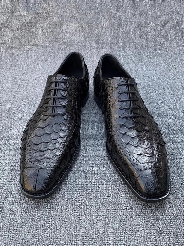 Luxury Leather Derby Shoes