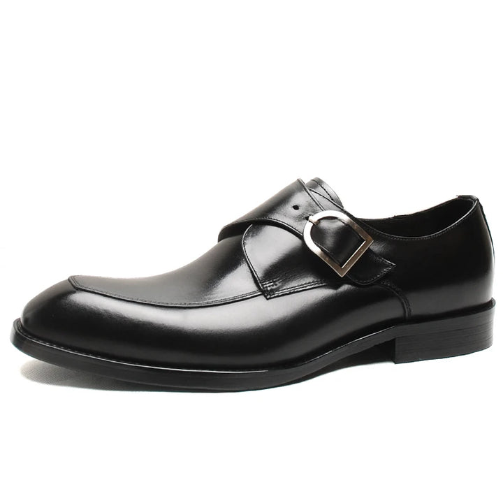 British Monk Strap Leather Shoes