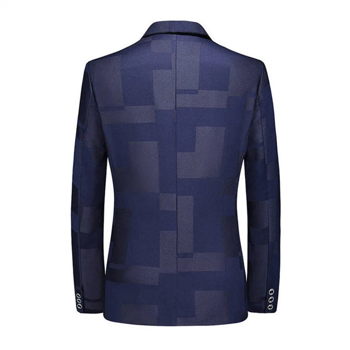 Regal Patchwork Slim-Fit Blazer