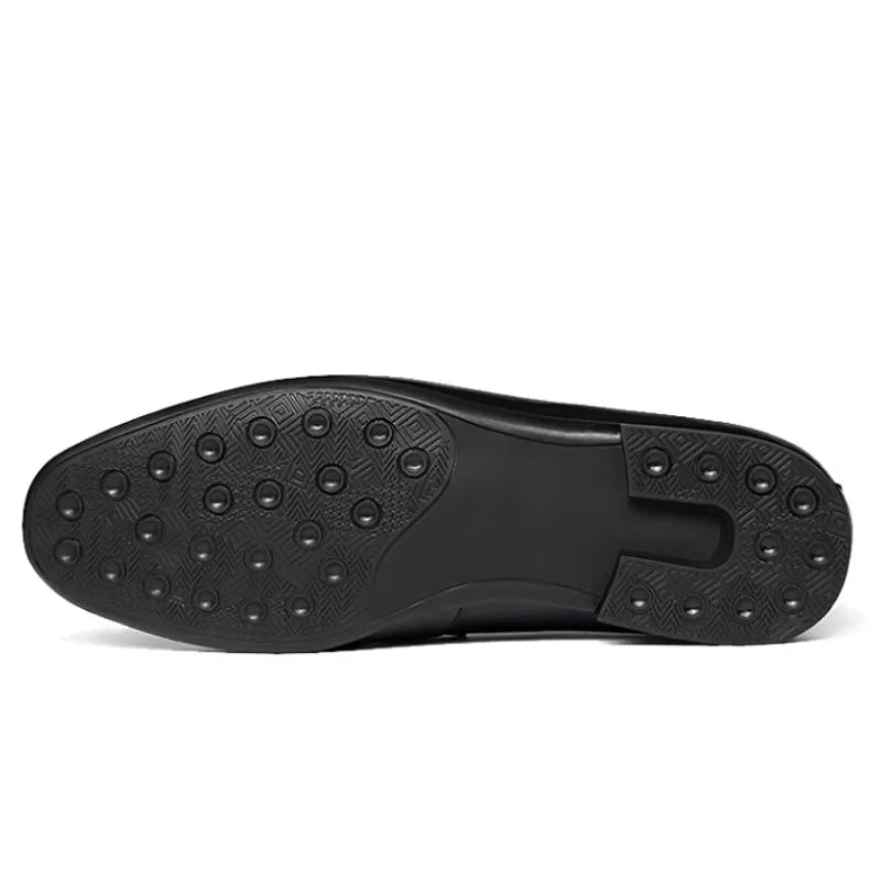 Stylish Genuine Leather Slip-On Loafers