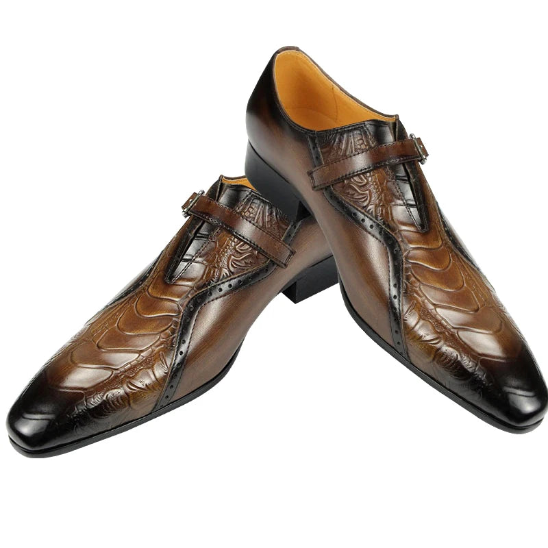 Deluxe Trendy Leather Brogue Shoes