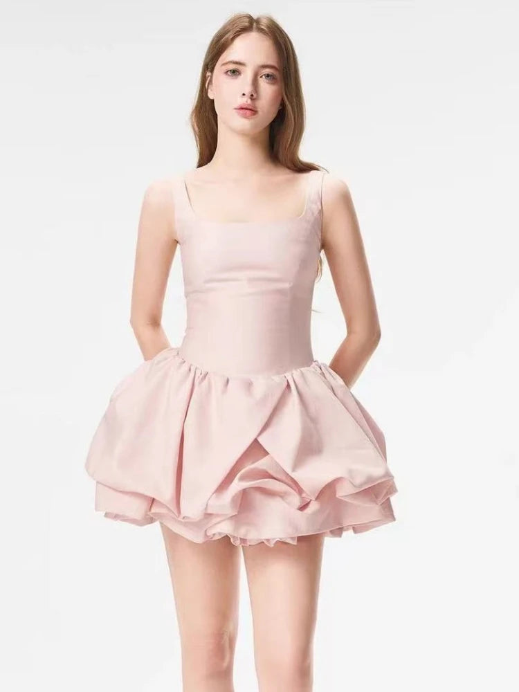 Refined Ruch Ruffle Mini Dress