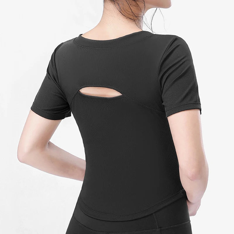 Square Collar Fitness T-Shirt