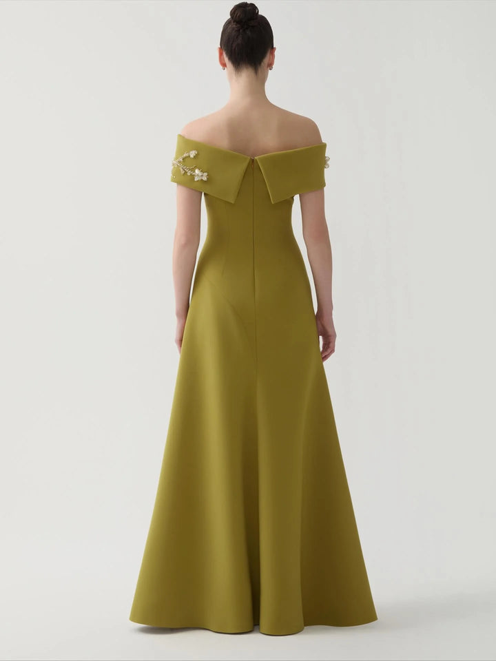 Sweet Beading Sequins Evening Gown