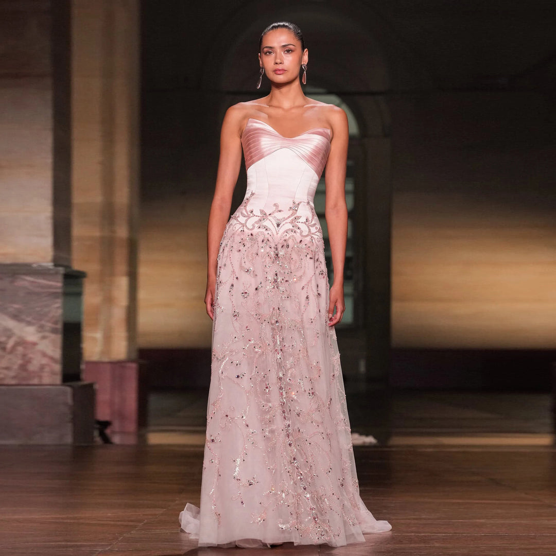 Luxury Sweetheart Beaded Evening Dress