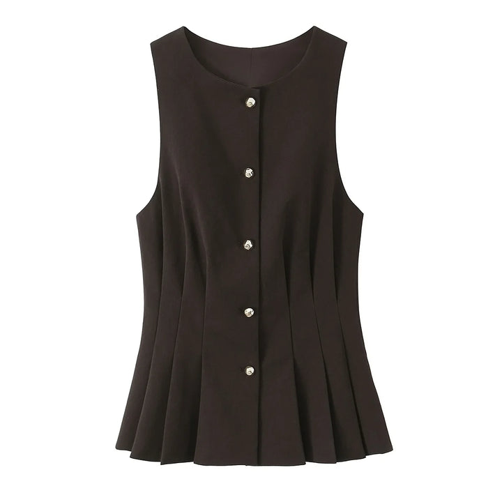 Luxury Off-The-Shoulder Vest