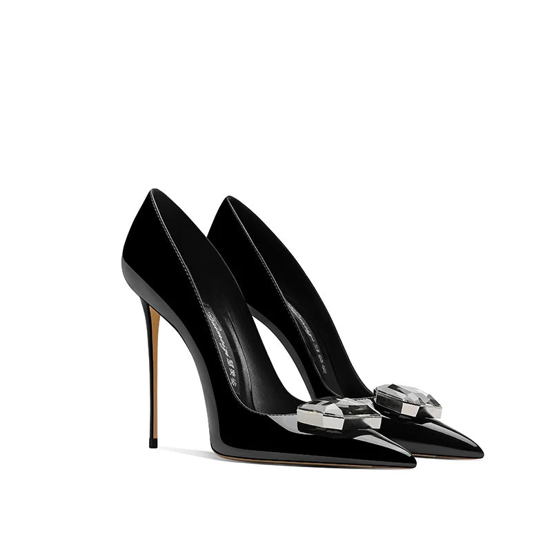 Sweet Slip-On Pointed Stiletto Heels