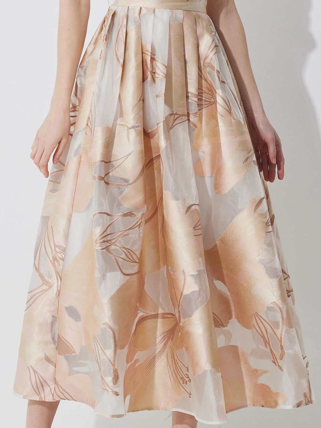 Fancy Floral A-Line Party Dress