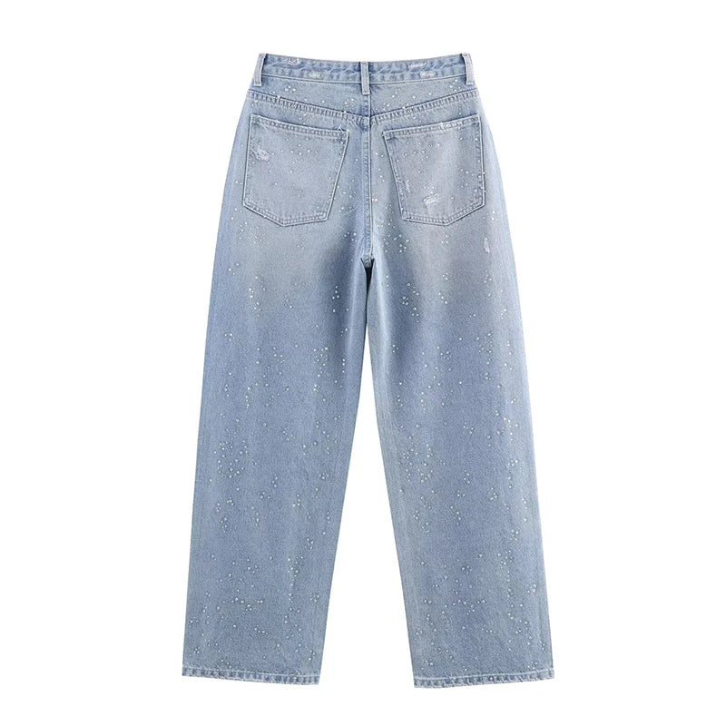 Refined Straight Fit Denim Pants