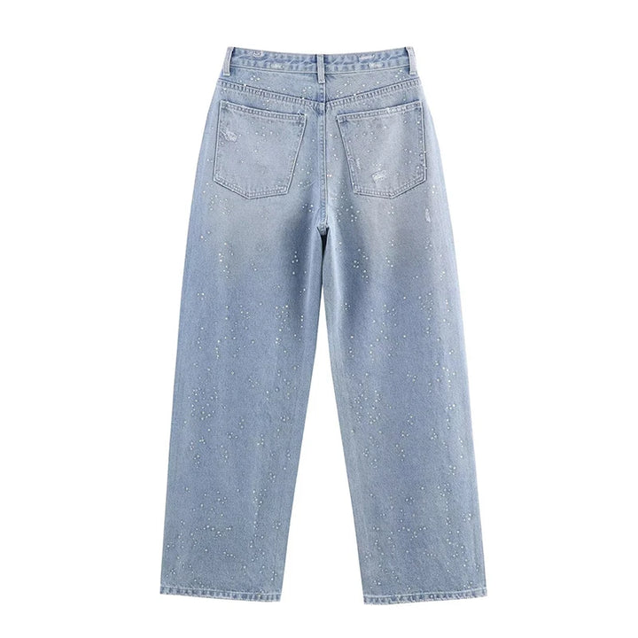 Refined Straight Fit Denim Pants