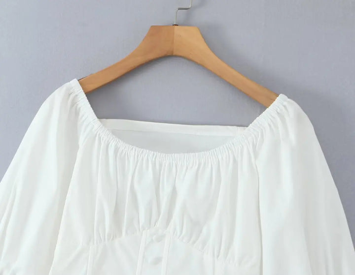 Retro Country Bow Tie Blouse