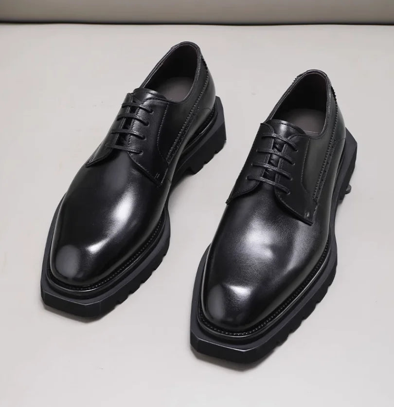 High-End Square Toe Formal Shoes