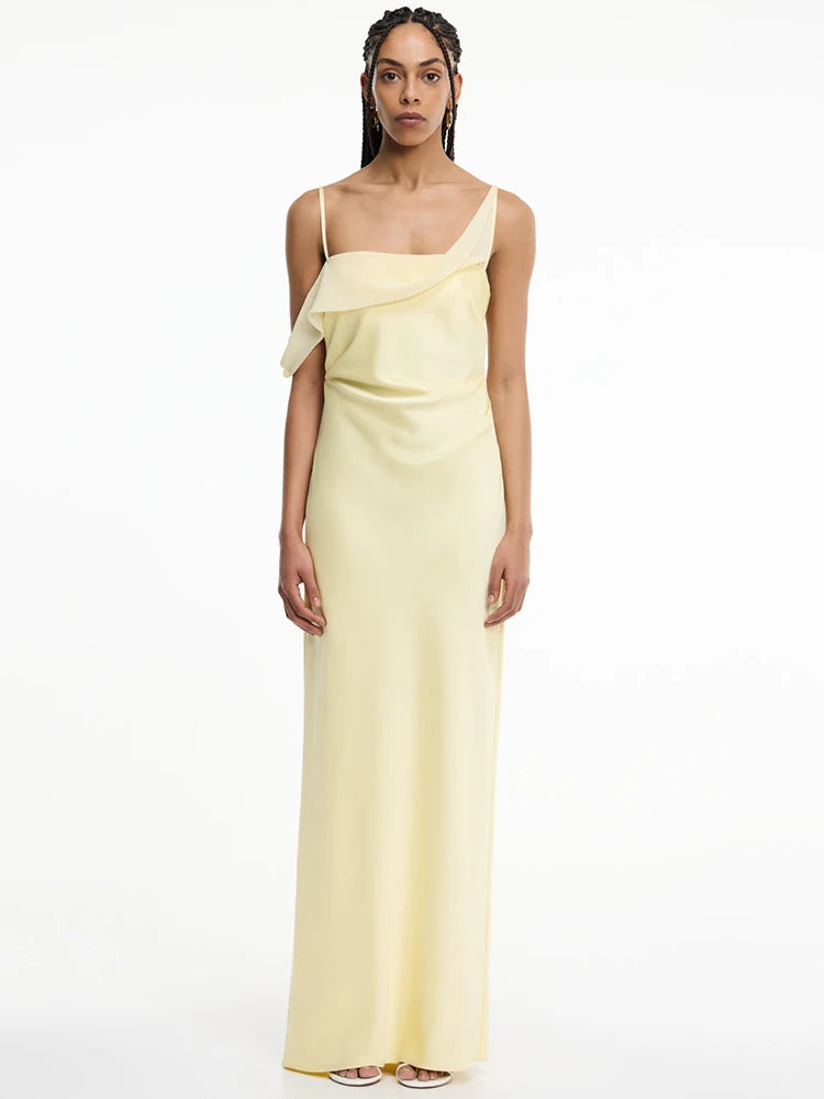 Elegant Spaghetti Straps Evening Party Dress