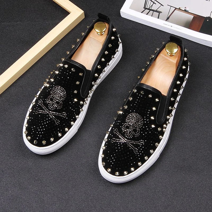 Cool Punk Slip-On Flat Loafers
