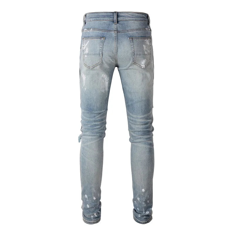 High Street Skinny Stretch Denim Jeans Pants