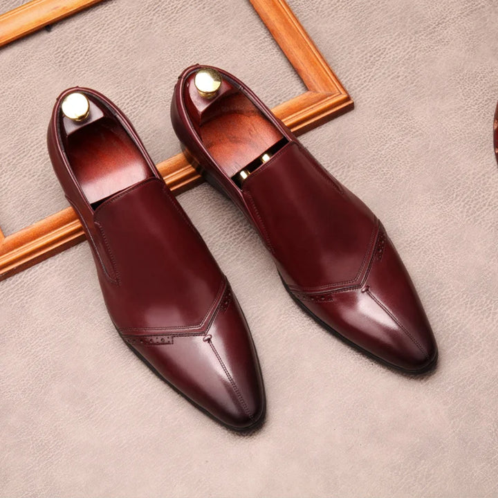 Gentleman Carved Slip-On Shoes