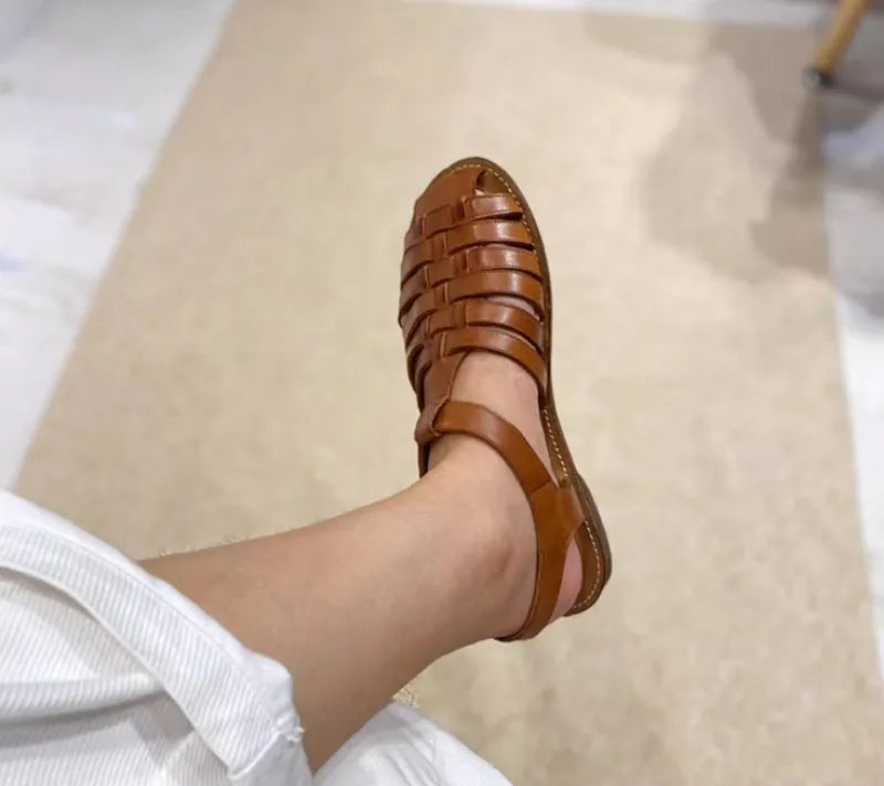 Graceful Weaving Gladiator Sandals