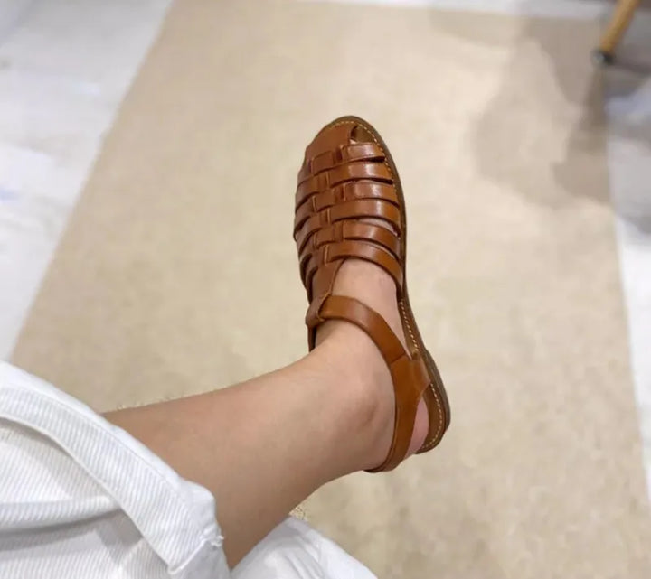 Graceful Weaving Gladiator Sandals