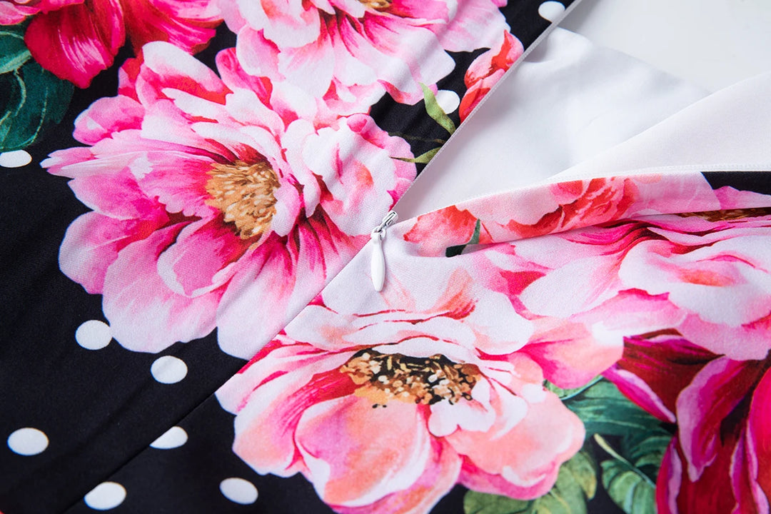 Elegant Sheath Floral Party Dress