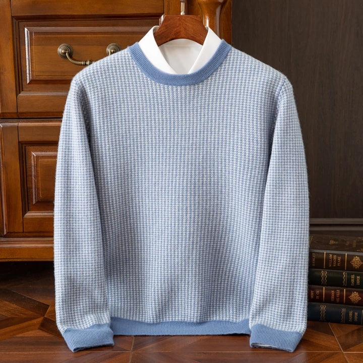 Classic Round Neck Thick Wool Sweater