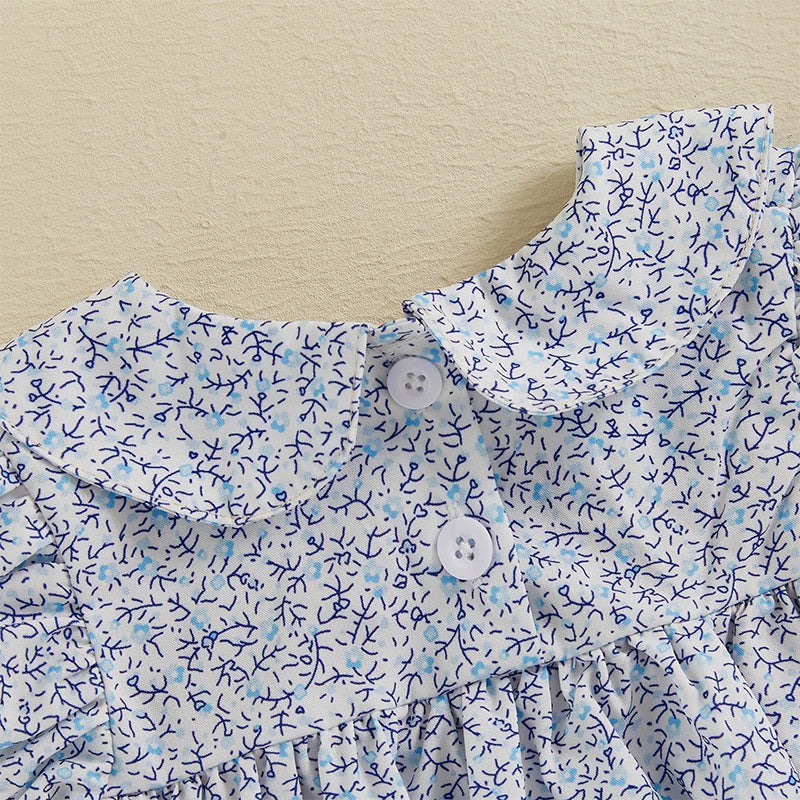 Beautiful Floral Embroidered Romper