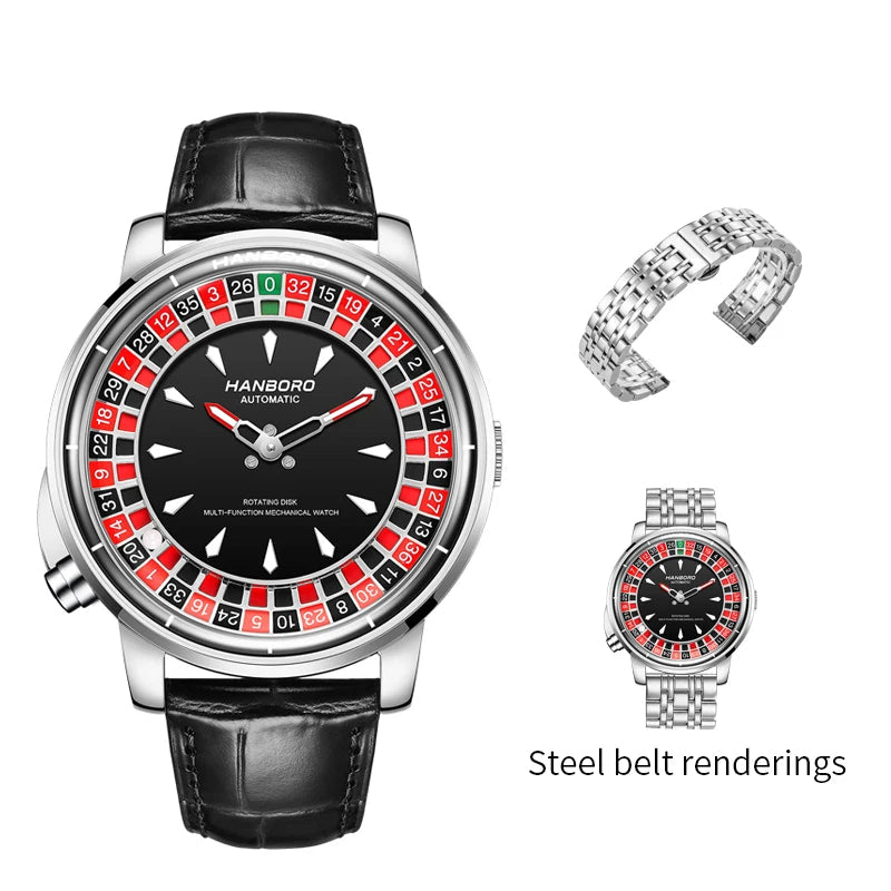 Classic Roulette Wheel Fully Automatic Watch