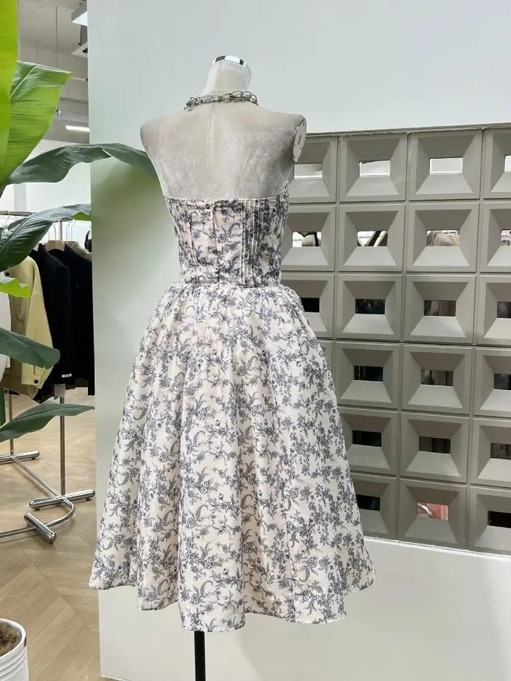 Graceful A-Line Mesh Evening Dress