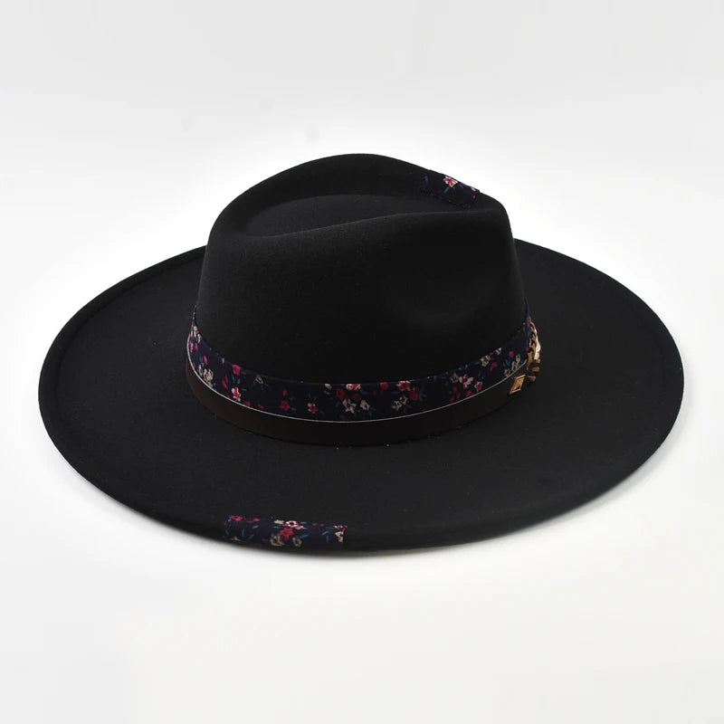 Dignified Wide-Brim Jazz Hat