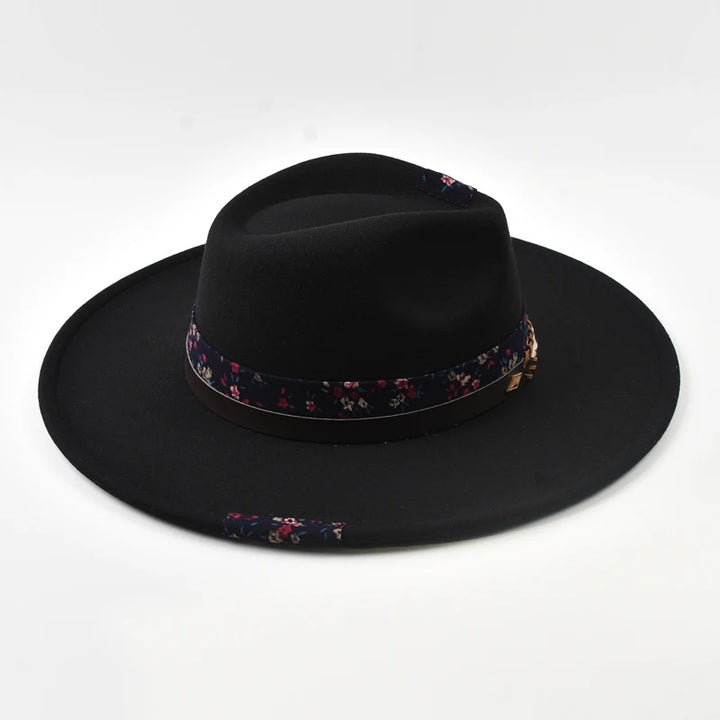 Dignified Wide-Brim Jazz Hat