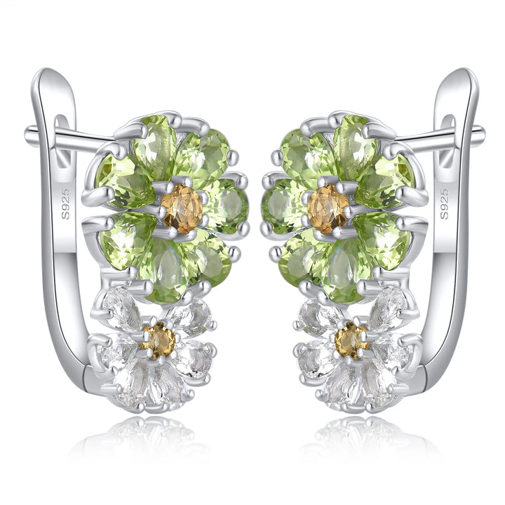 Exquisite Genuine Birthstone Earrings
