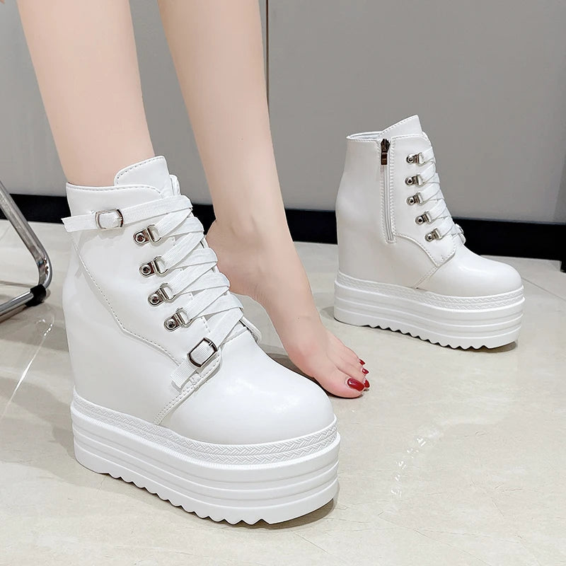 Glamorous Height Increasing Wedge Sneakers