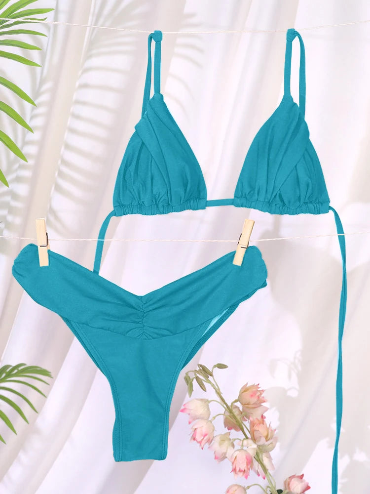 Classic Triangle Micro Bikini Set