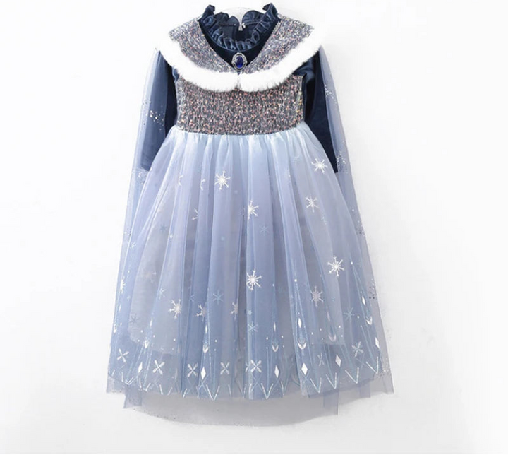 Sweet Velvet Frozen Princess Dress