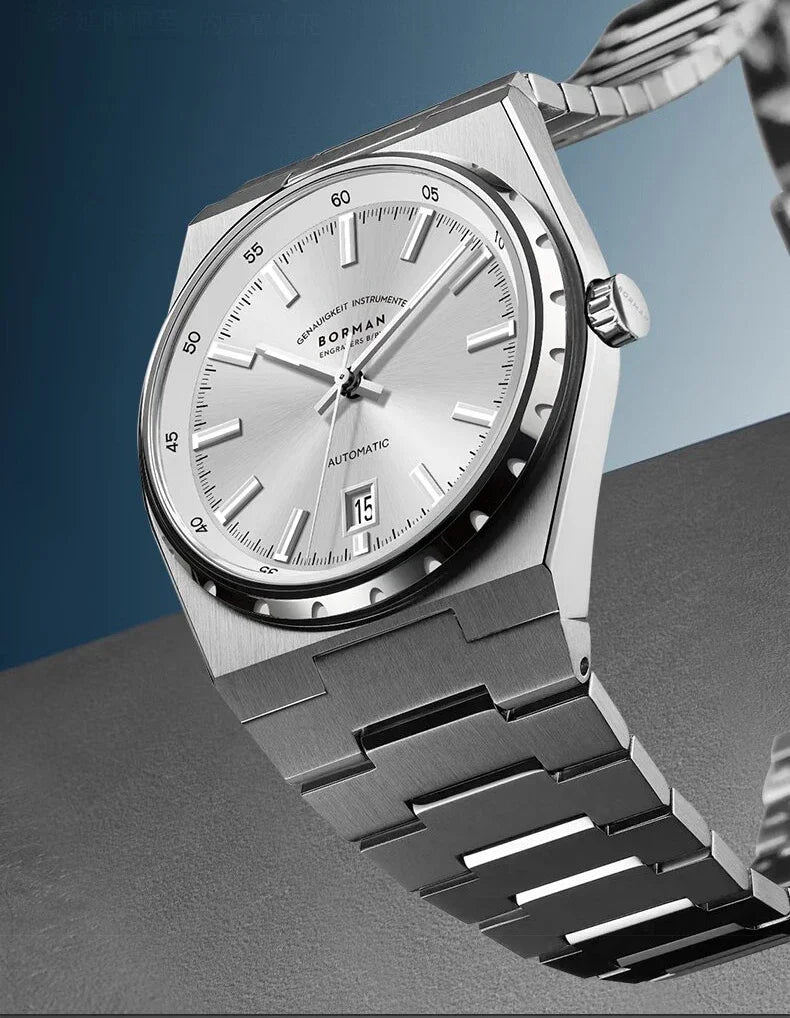 Refined Sapphire Mirror Luminous Wristwatch