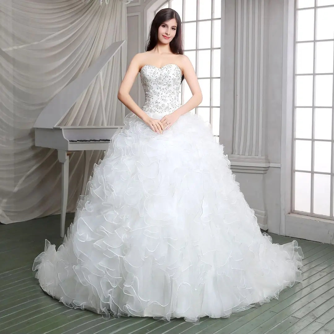 Modern Twist Ball Round Bridal Gown