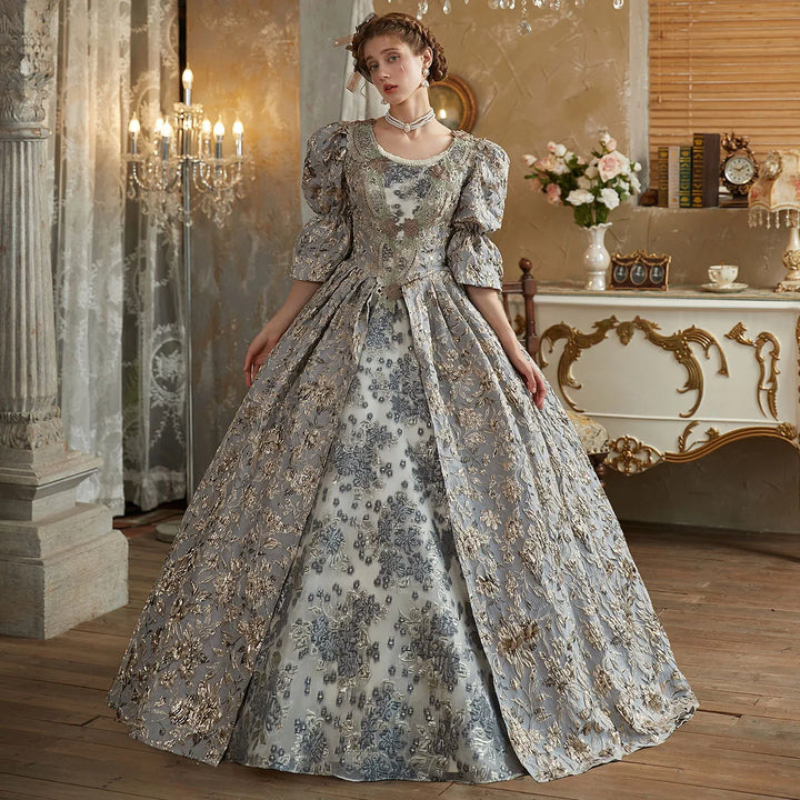 Victorian-Inspired Evening Gown