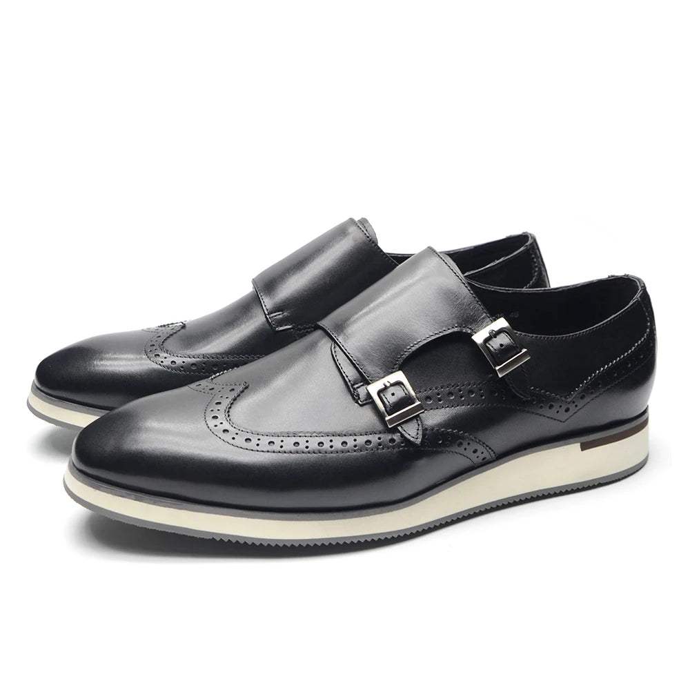 Luxury Monk Strap Business Dress Shoes