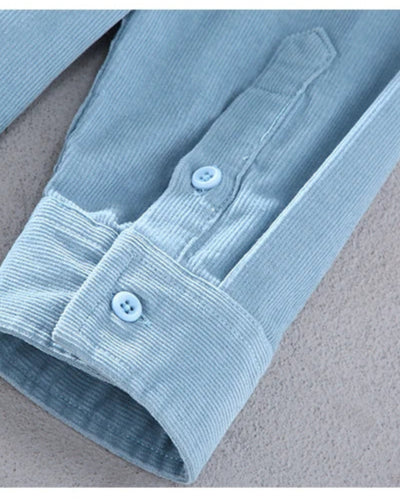 New Youth Fashion Corduroy Shirt
