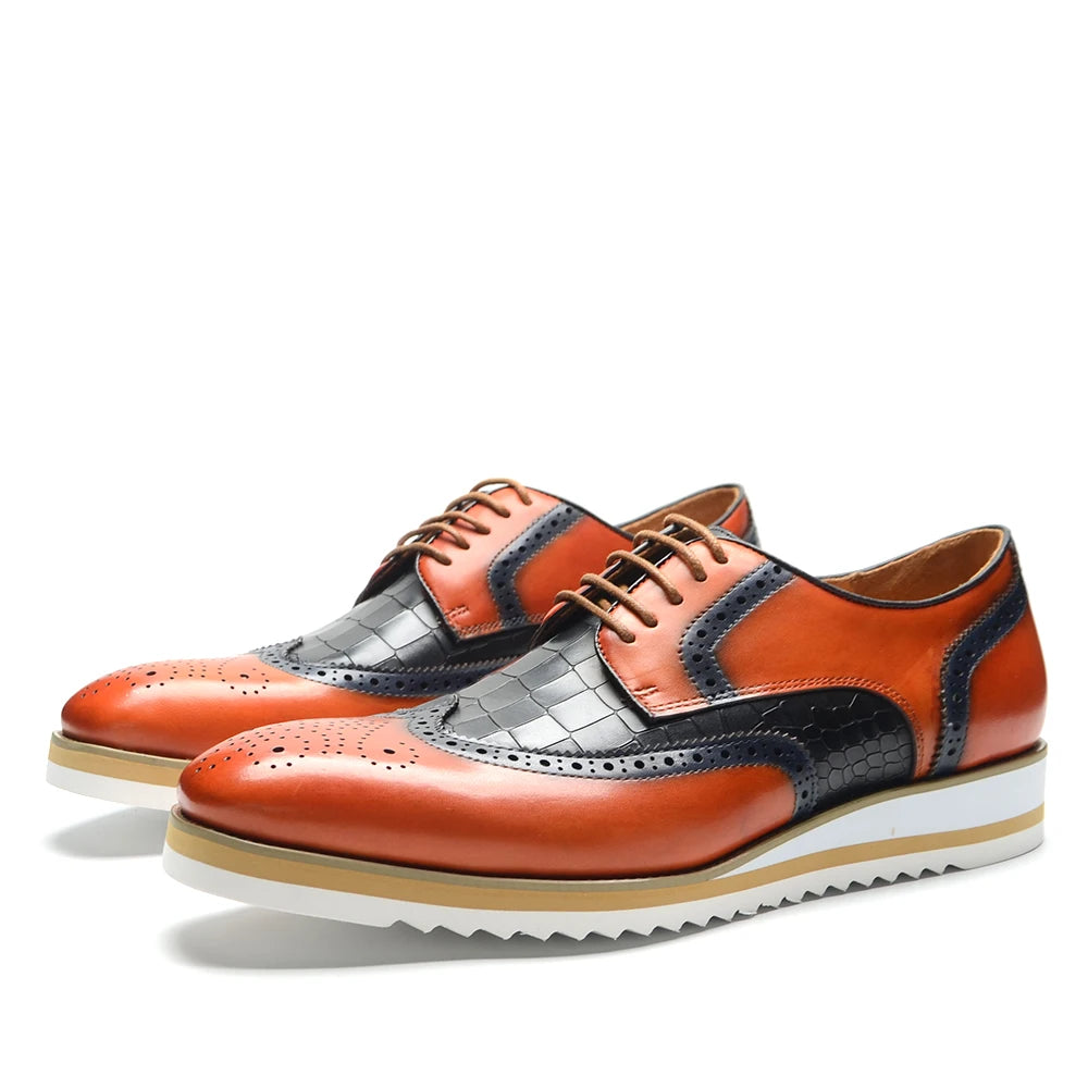 Modern Wingtip Derby Shoes