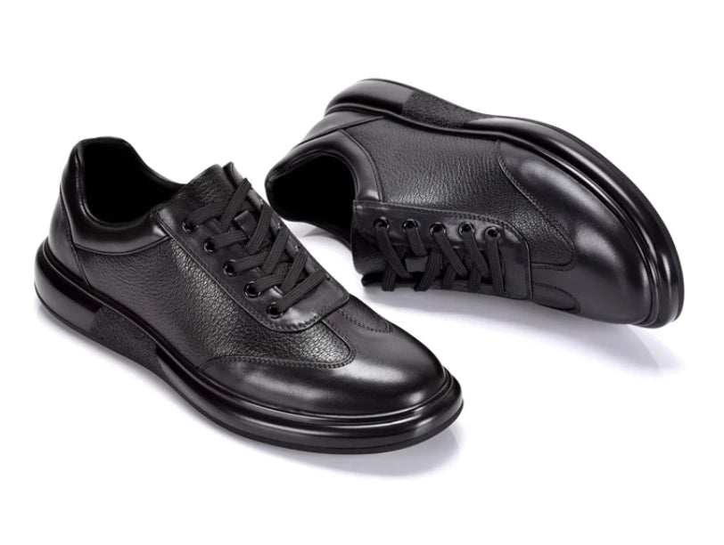 Regal Lace-Up Cowhide Leather Sneakers