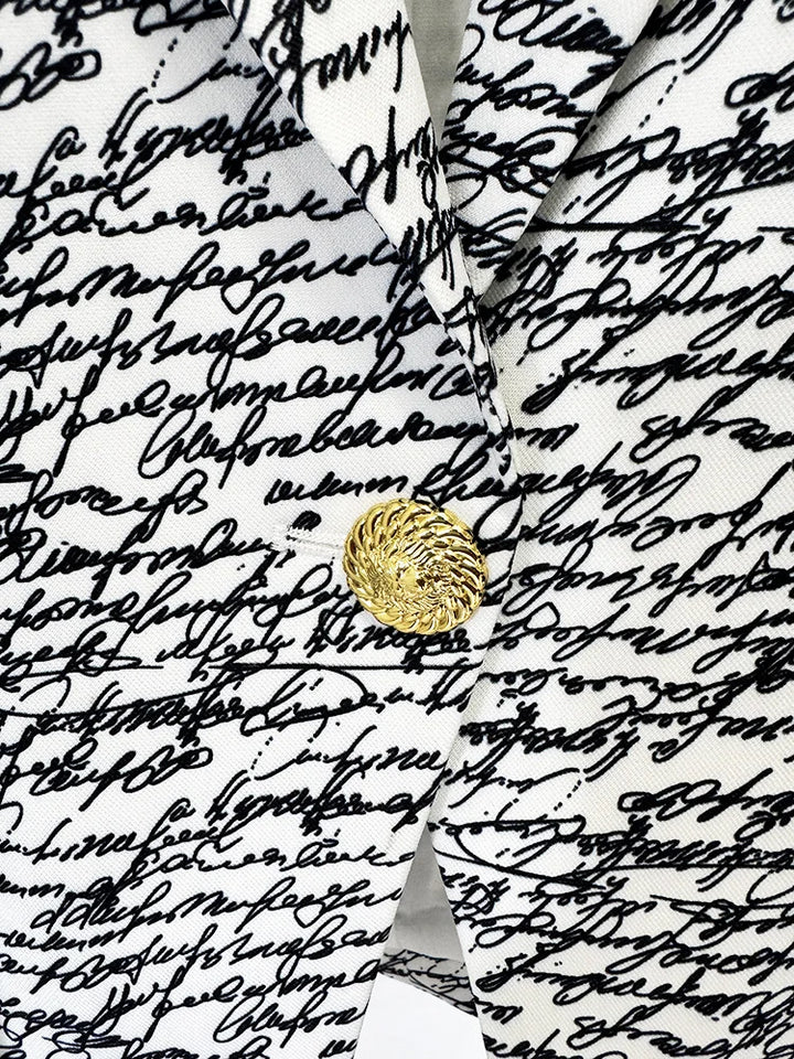 Radiant Printed Blazer Jacket