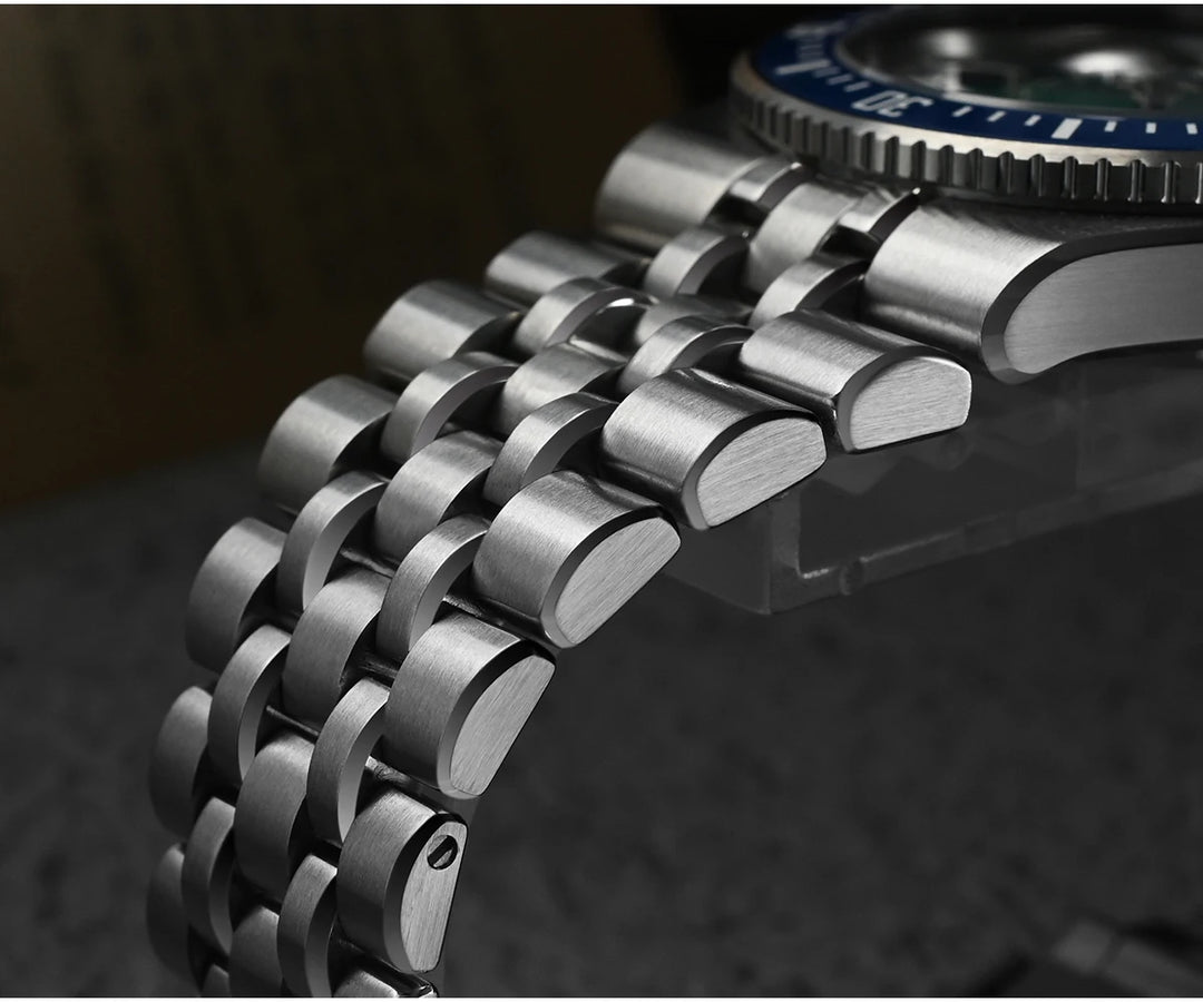 Classic Spiral Dial Automatic Wristwatch
