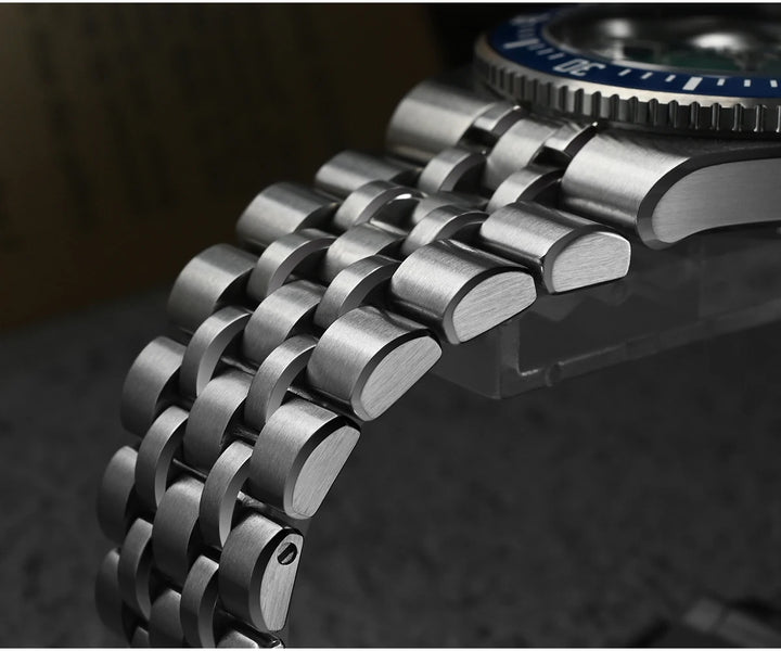 Classic Spiral Dial Automatic Wristwatch