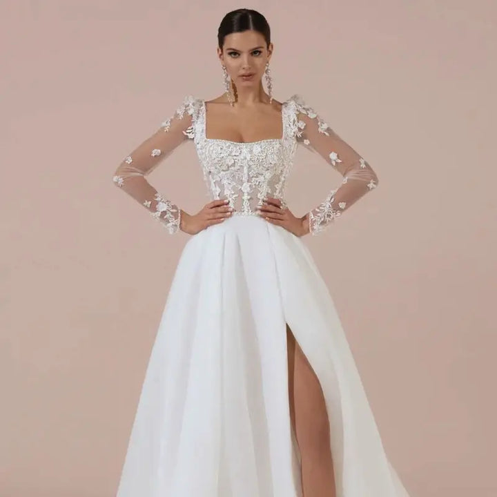 Charming Sweep Train Bridal Gown