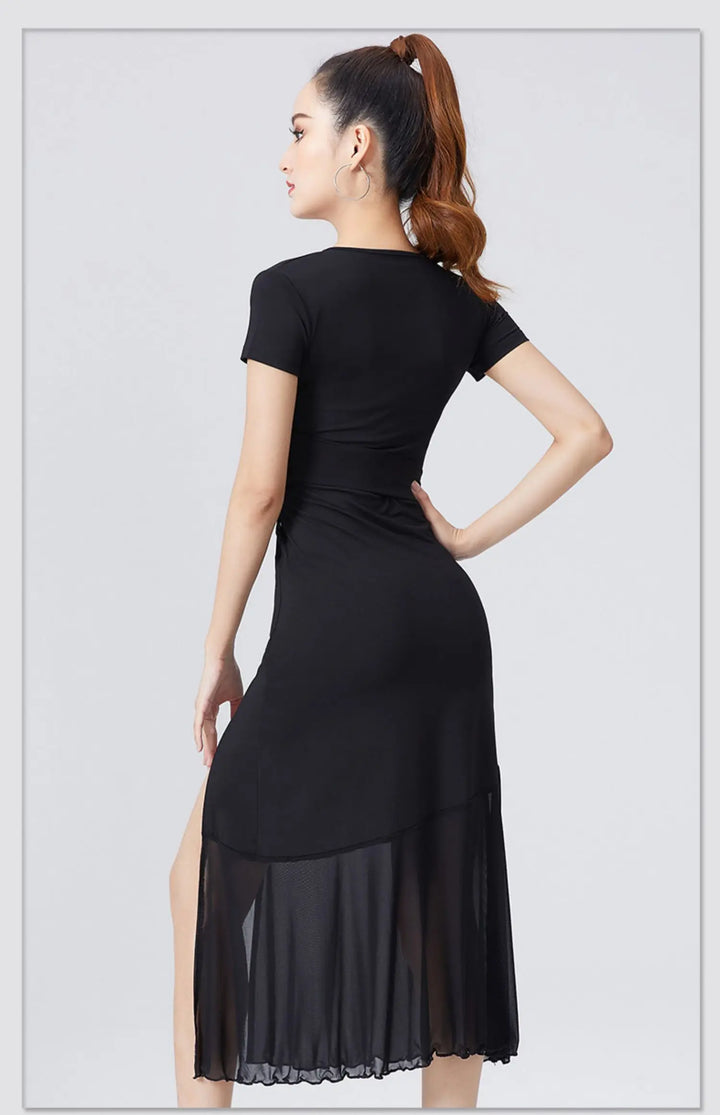 Stunning V-neck Latin Dance Dress