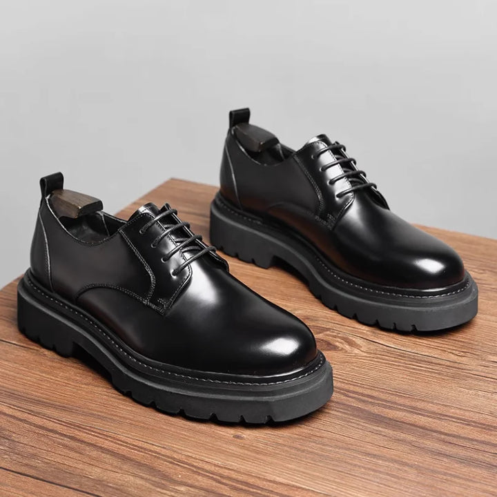British Business Thick-sole Derby Shoes